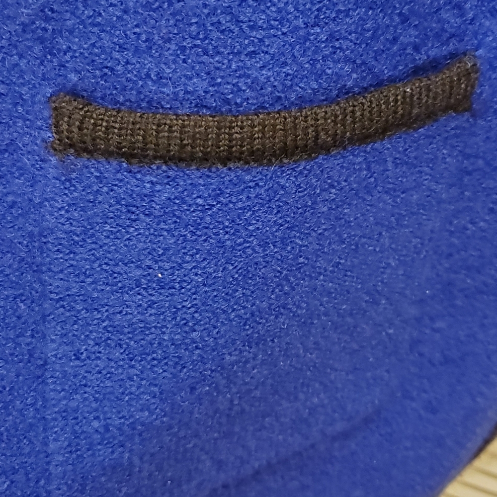 Beautiful wool jacket blue - Picture 3 of 6